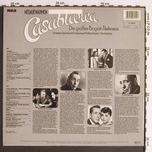 Casablanca: Die großen Bogart-Filmthemen, RCA(), D, m /vg+, 1981 - LP - Y6923 - 6,00 Euro