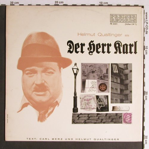 Qualtinger,Helmut: Der Herr Karl, Preiser(PR 3001), A,  - LP - Y6947 - 9,00 Euro