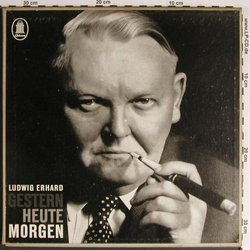 Ludwig Erhard: Gestern Heute Morgen, Box,Booklet, Odeon (400 00/1), D, 1961 Typ: 2LP Best.-Nr.: Y6948 Preis: 20,00 Euro