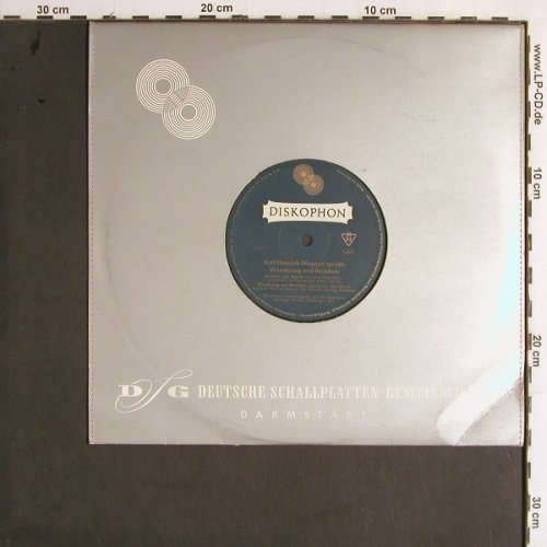Waggerl,Karl Heinrich: Wanderung und Heimkehr, Diskophon(5496), D,FLC,Mono,  - 10inch - Y7055 - 5,00 Euro