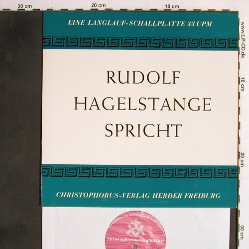 Hagelstange,Rudolf: Zum Venezianischen Credo, Christophorus(CLP 71 589), D,  - 10inch - Y7061 - 7,50 Euro