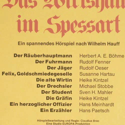 Wirtshaus am Spessart: Hörspiel nach Wilhelm Hauff, Europa(E 209), D, 1973 - LP - Y7072 - 5,00 Euro
