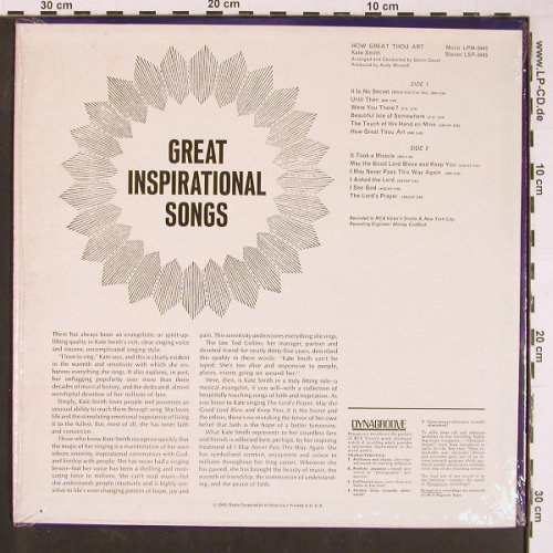 Smith,Kate: How Great Thou Art, RCA(LSP-3445), US, 1965 - LP - Y714 - 12,50 Euro