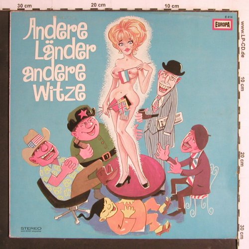 Andere Länder andere Witze: Renate Pichler,Joachim Wolf..., Europa (E 414), D, m-/vg+ Typ: LP Best.-Nr.: Y7197 Preis: 5,00 Euro