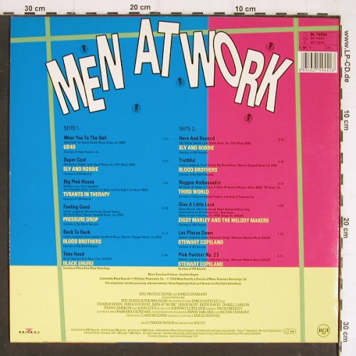 Men At Work: Original Soundtrack,12 Tr by V.A., RCA (BL 74944), D, 1990 Typ: LP Best.-Nr.: Y7206 Preis: 5,00 Euro