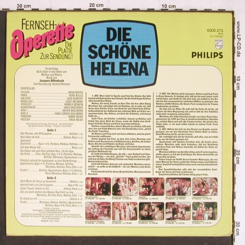 Offenbach,Jacques: Die Schöne Helena,TV-Operette, Philips (6305 273), D, 1975 Typ: LP Best.-Nr.: Y7226 Preis: 5,00 Euro
