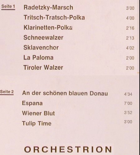 Orchestrion: Die gr.Zeit der mechanischen Musi.., Falcon (L-ST 7135), D,vg+/m- Typ: LP Best.-Nr.: Y7303 Preis: 5,00 Euro