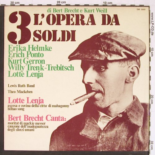 Weill,Kurt / Bertold Brecht: Dreigroschenoper,Uraufführung 1928, Joker(SM 3061), I, Ri, 1971 - LP - Y7397 - 5,00 Euro
