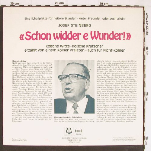 Steinberg,Josef: Schon Widder e Wunder, Christophorus(SCGLV 73 845), D,  - LP - Y7561 - 6,00 Euro