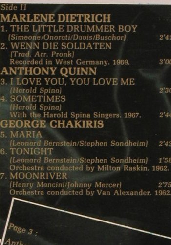 V.A.The Singing Actors of Hollywood: Dean Martin... Nat King Cole, Foc, Capitol (2C 184-82110/11), F, 1975 Typ: 2LP Best.-Nr.: Y7982 Preis: 9,00 Euro