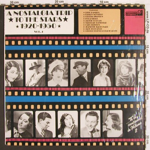 V.A.Nostalgia Trip To The Stars: 1920-50, Bebe Daniels.. George Burn, Monmouth Evergreen(MES 7030), US, 1971 - LP - Y82 - 9,00 Euro