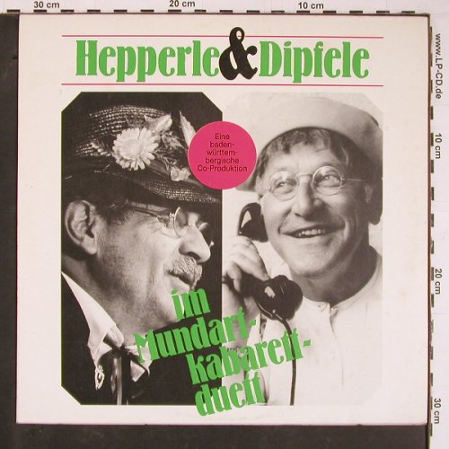Hepperle & Dipfele: Im Mundart Kabarett Duett, Merkton (13), D, 1987 Typ: LP Best.-Nr.: Y862 Preis: 7,50 Euro