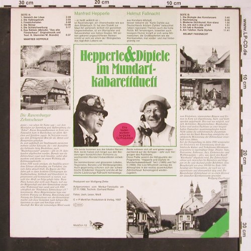 Hepperle & Dipfele: Im Mundart Kabarett Duett, Merkton (13), D, 1987 Typ: LP Best.-Nr.: Y862 Preis: 7,50 Euro