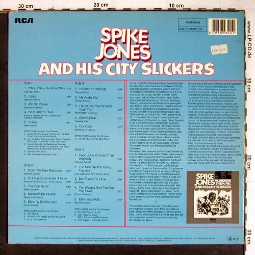 Jones,Spike & his City Slickers: Murders Again,Foc, Vol.2,Ri, RCA (NL89354(2)), D, 1973 Typ: 2LP Best.-Nr.: Y8763 Preis: 7,50 Euro