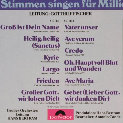 Fischer Chöre: Großer Gott. wir loben Dich, Polydor(2371 710), D, 1976 - LP - Y9020 - 5,00 Euro