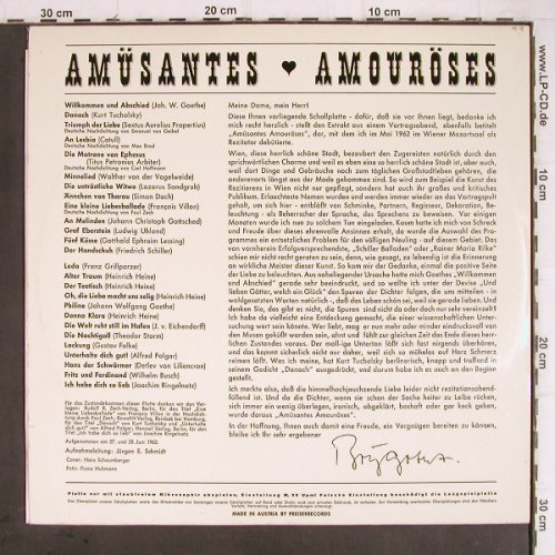 Gobert, Boy: Amüsantes Amouröses, vg+/vg+, LebendWort(LW 7), A, 1962 - LP - Y9242 - 5,00 Euro