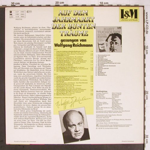Reichmann,Wolfgang: Jahrmarkt der bunten Träume, L+M(18 602), D, 1987 - LP - Y9417 - 6,00 Euro