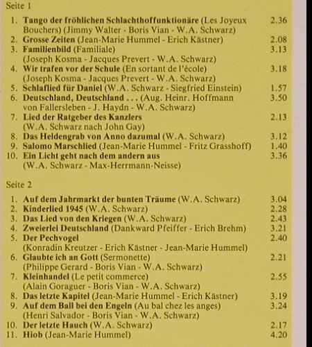 Reichmann,Wolfgang: Jahrmarkt der bunten Träume, L+M(18 602), D, 1987 - LP - Y9417 - 6,00 Euro