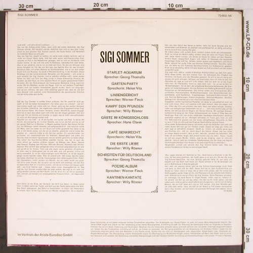 Sommer,Sigi: Georg Thomalla... Willy Rösner, Ariola Athena(72 602 IW), D,  - LP - Y9429 - 7,50 Euro