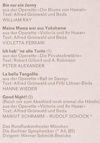 V.A.Rote Orchideen: Melodien von Paul Abraham, Marcato (60 701 -P8), D Typ: 10" Best.-Nr.: Y9558 Preis: 5,00 Euro