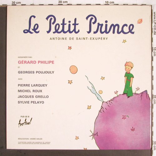 Le Petit Prince: Interpr.:Gerard Philipe,Foc, french, Festival (FLD 22 S), F Typ: LP Best.-Nr.: Y9610 Preis: 6,00 Euro