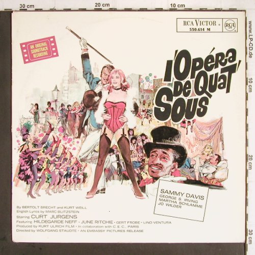 Weill,Kurt: L'Opra de Quat Sous, RCA Victor(530.614), F, 1964 - LP - Y9697 - 9,00 Euro