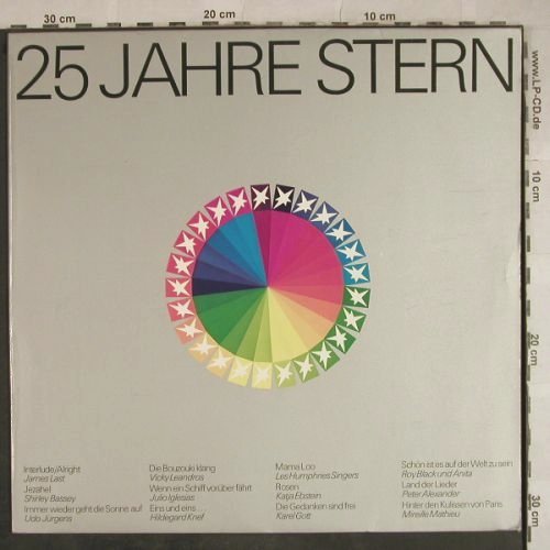 V.A.25 Jahre Stern: James Last... Mireille Mathieu, Stern Musik (A-1436), D,Promo Typ: LP Best.-Nr.: Y9698 Preis: 5,00 Euro