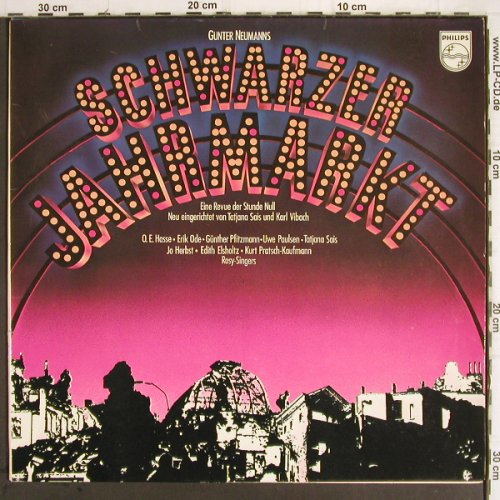 Schwarzer Jahrmarkt: Revue der Stunde Null,G.Neumanns, Philips(6305 259), D, Foc, 1975 - LP - Y9735 - 7,50 Euro