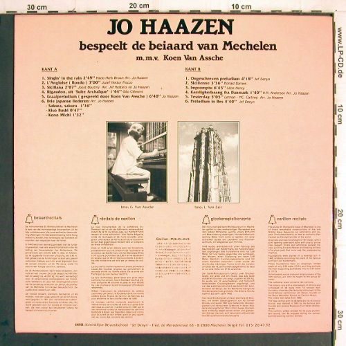 Haazen,Jo - Glockenspiel: bespeelt de beiaard van Mechelen, Monopole(MLP 0450/1010), ,  - LP - Y9767 - 7,50 Euro