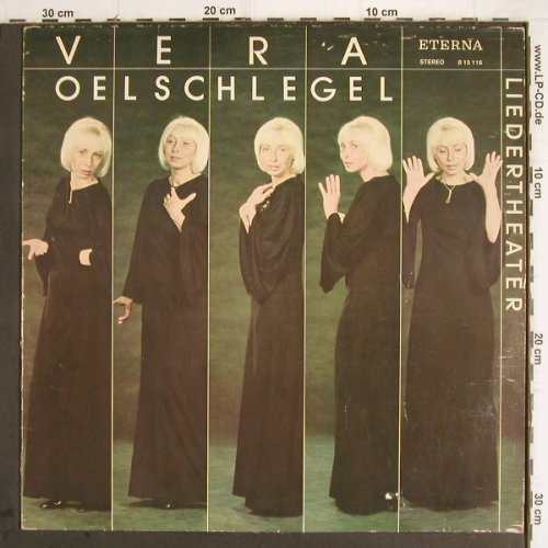 Oelschlegel,Vera: Liedertheater, sign., Eterna (8 15 116), DDR, 1979 Typ: LP Best.-Nr.: Y9805 Preis: 7,50 Euro