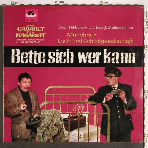Münchner Lach-u.Schießgesellschaft: Bette sich wer kann, m-/vg+, Polydor (46 590), D, 1963 Typ: LP Best.-Nr.: Y9967 Preis: 15,00 Euro