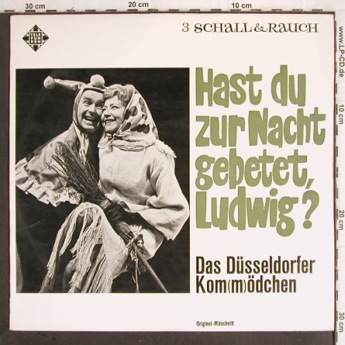Düsseldorfer Kom(m)ödchen: Hast du zur Nacht gebetet,Ludwig ?, Telefunken (TSC 13 434), D, 1964 Typ: LP Best.-Nr.: Y9968 Preis: 15,00 Euro