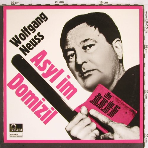 Neuss,Wolfgang: Asyl im Domizil, vg+/m-, Fontana (885 436 TY), D Typ: LP Best.-Nr.: Y9972 Preis: 15,00 Euro