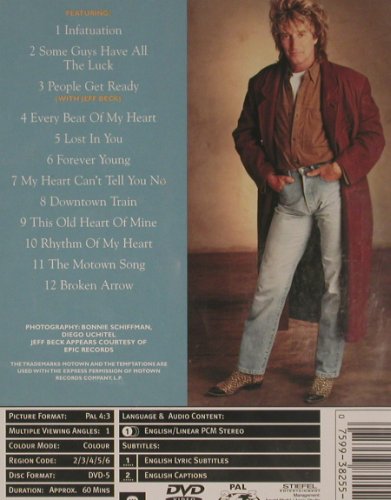 Stewart,Rod: Storyteller 1984-1991, Warner (7599-38255-2), D, 1991 Typ: DVD-V Best.-Nr.: 20024 Preis: 7,50 Euro