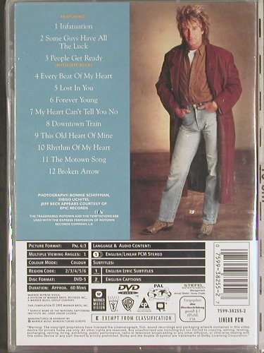 Stewart,Rod: Storyteller 1984-1991, FS-New, Warner (7599-38255-2), D, 1991 Typ: DVD-V Best.-Nr.: 20078 Preis: 11,50 Euro