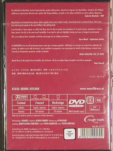 Mnozil Brass: Seven, FS-New, RoughTrade (H-251),  Typ: DVD-V Best.-Nr.: 20095 Preis: 10,00 Euro