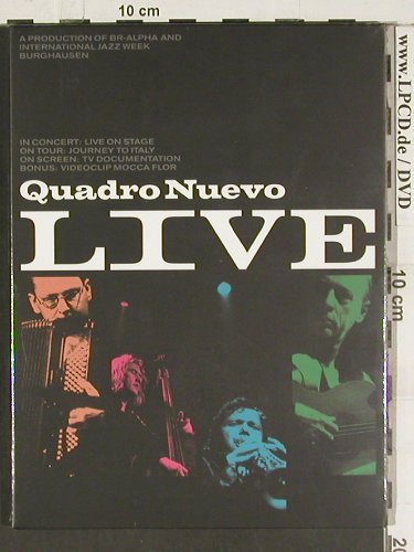 Quadro Nuevo: Live, FS-New, Fine Music (FM 116), , 05 Typ: DVD-V Best.-Nr.: 20097 Preis: 12,50 Euro