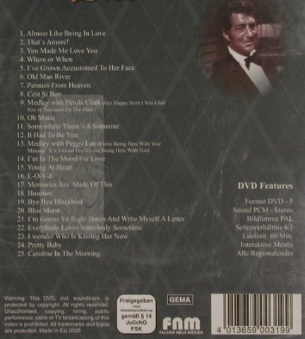 Martin,Dean: Dino Live, FS-New, FNM (0319), EU, 2005 Typ: DVD-V Best.-Nr.: 20144 Preis: 5,00 Euro