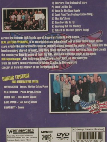 Reo Speedwagon: Real Artists Work, FS-New, Wienerworld (WNRD 2156), , 2002 Typ: DVD-V Best.-Nr.: 20145 Preis: 10,00 Euro