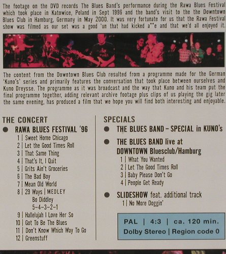Blues Band: Acreoss Borders - Live, Hypertension (HYP 4226), EU, 2004 Typ: DVD-V Best.-Nr.: 20209 Preis: 10,00 Euro