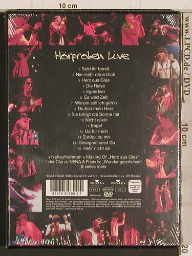 Ben & Band: Hörproben Live, FS-New, BMG (828765070591), EU, 2003 Typ: DVD Best.-Nr.: 20274 Preis: 5,00 Euro