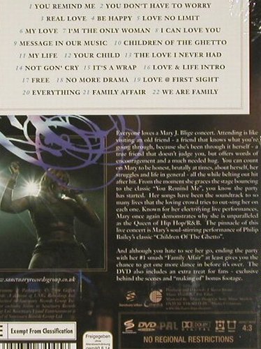 Blige,Mary J.: Live from Los Angeles, FS-New, Sanctuary(SVE 4005), , 2004 - DVD-V - 20036 - 7,50 Euro