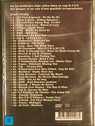 V.A.Rap & R'n'B Hits Vol.1: 50 Cent, Jay Z,Fabulous.., FS-New, NT106(ZENVD7), F, 2004 - DVD - 20093 - 14,00 Euro