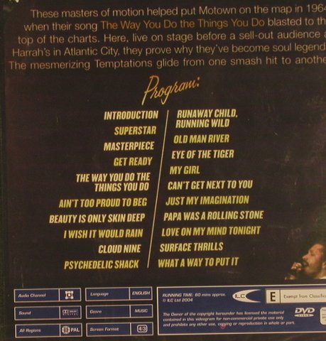 Temptations: Live in Concert, FS-New, ILC(DVD2430), , 2004 - DVD-V - 20190 - 12,50 Euro