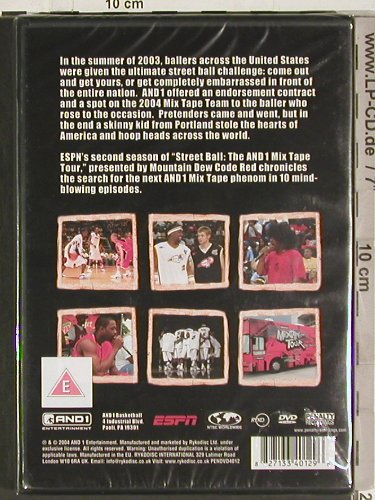 V.A.Street Ball: The And1 Mix Tape Tour-Season 2, Ryco(PENDVD4012), EU, FS-New, 2004 - DVD-V - 20201 - 7,50 Euro