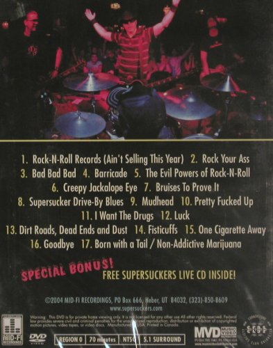 Supersuckers: From t.Audio/ViedeoDep.Live Anaheim, Mid-Fi Rec.FS-New(CRASDVD039), US,NTSC(0), 2004 - DVD+CD - 20019 - 7,50 Euro