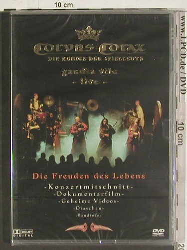 Corvus Corax: Gaudia Vite, FS-New, EFA(04517-9), AC-3, PAL, 2003 - DVD-V - 20013 - 12,50 Euro