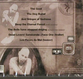 Sopor Aeternus & Ensemble o.Shadows: The Goat &other re-animated Bodies, Apocalyptic Vision(AV-022-DVD), EU,PAL, 2009 - DVD - 20249 - 11,50 Euro
