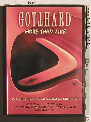 Gotthard: More Than Live, BMG(743219188595), EU, 2002 - DVD - 20268 - 5,00 Euro