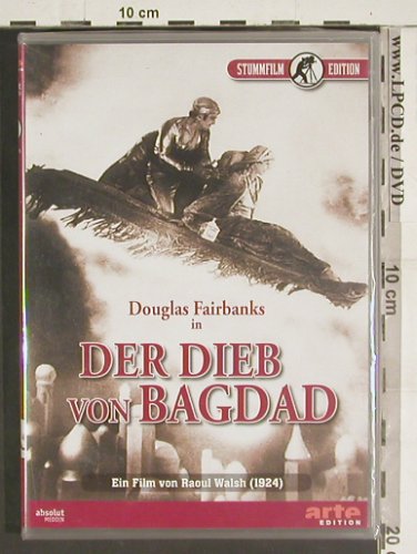 Der Dieb von Bagdad: Douglas Fairbanks,Raoul Walsh(1924), Arte Edition/StummfilmEd (851), FS-New, 2000 Typ: DVD-V Best.-Nr.: 20015 Preis: 10,00 Euro